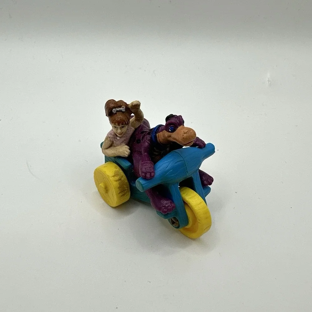 vintage 1994 McDonald's toy Pebbles and Dino from The Flintstones movie